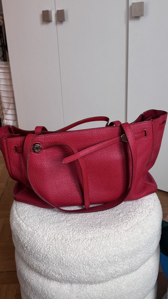 Hermès Borse da donna: Hermes red buffalo cabanas tote vintage – Usato da Genève venduto da val_5jbf 4