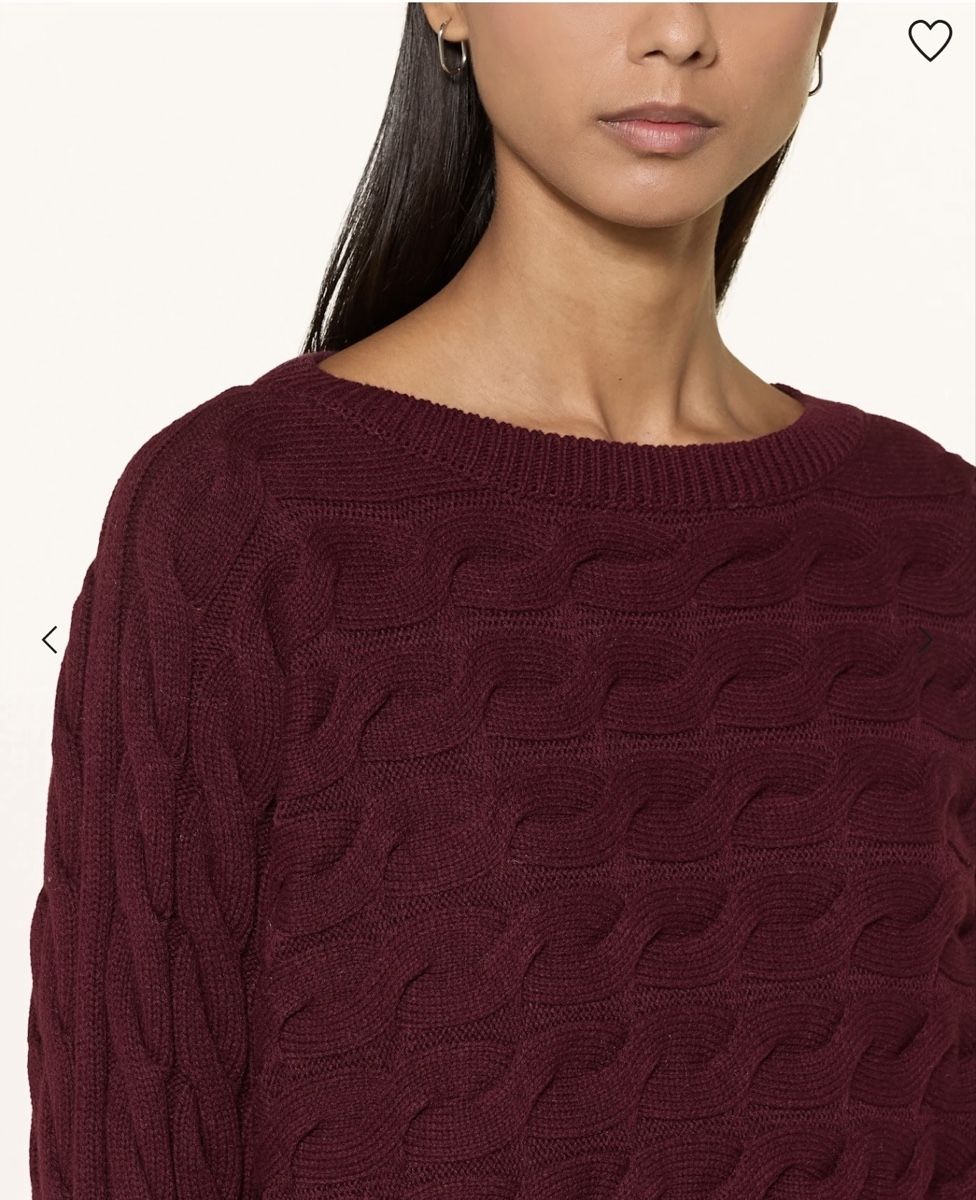 Maglioni & Felpe: Oui Strickpullover bordeaux Gr 38 – Nuovo (secondo la descrizione) da Hindelbank venduto da Surlie 2