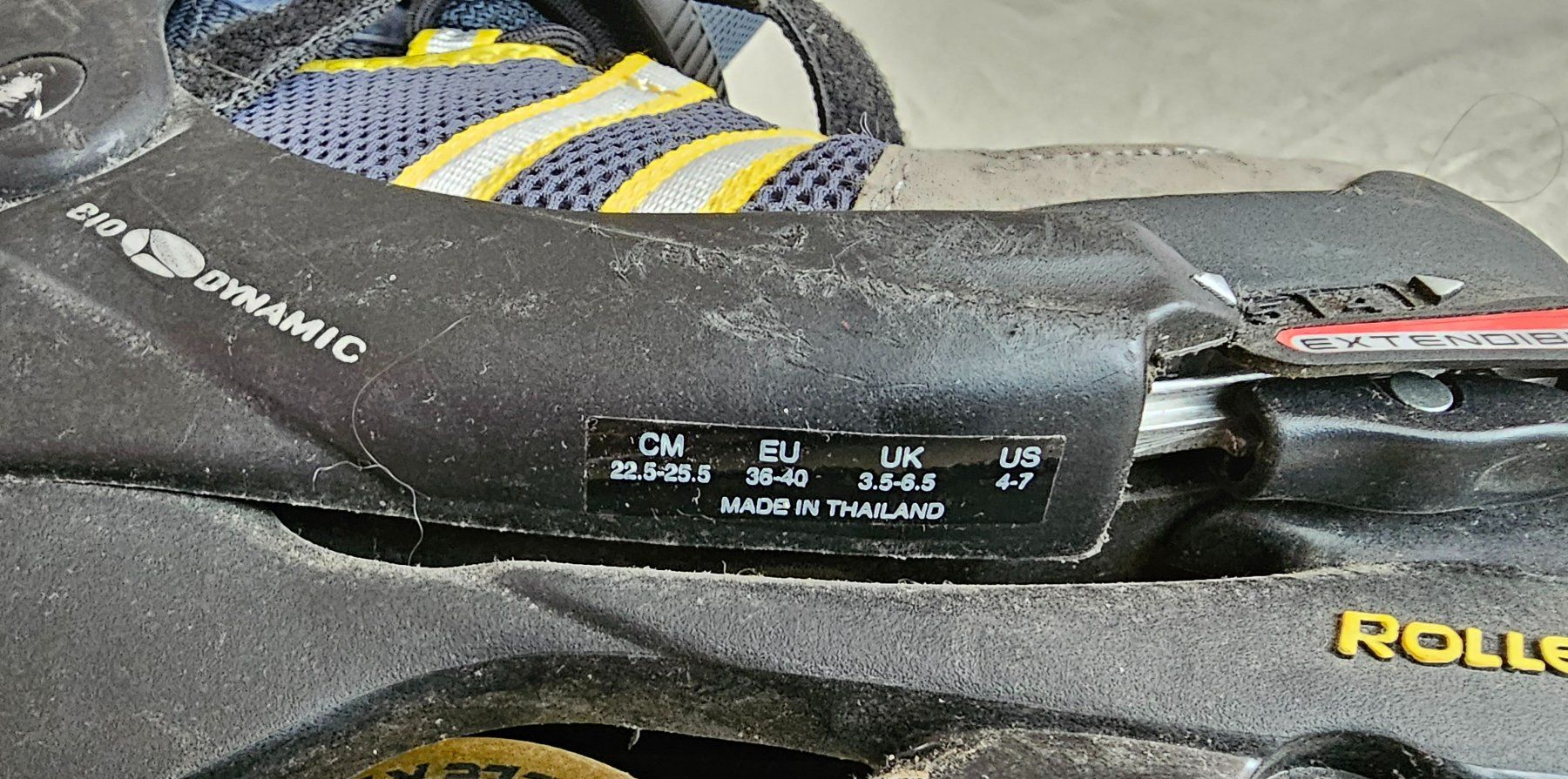 Pattini in linea & Pattini a rotelle: Rollerblades gelb – Usato da Gossau ZH venduto da Besal 1