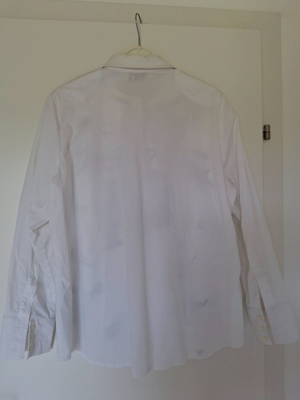 Camicette: SAMOON Bluse Gr. 48 Weiss mit Print – Usato da WALTERSWIL SO venduto da thb_ybm8 1