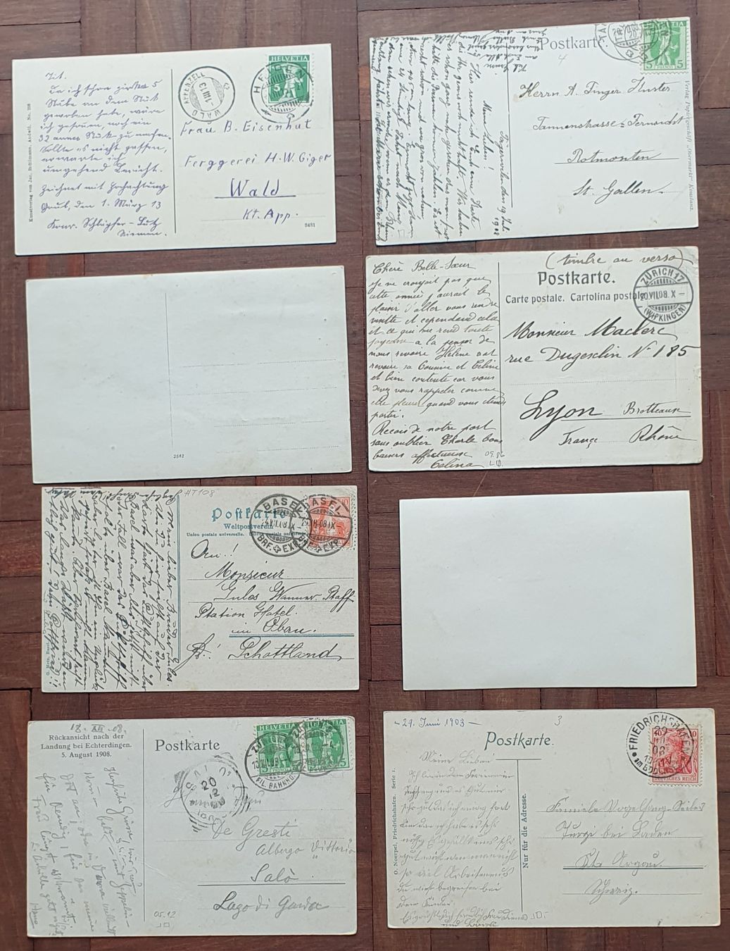 Cartoline postali: 12 Zeppelin-Karten – Usato da Kreuzlingen venduto da Rschweiz1 6