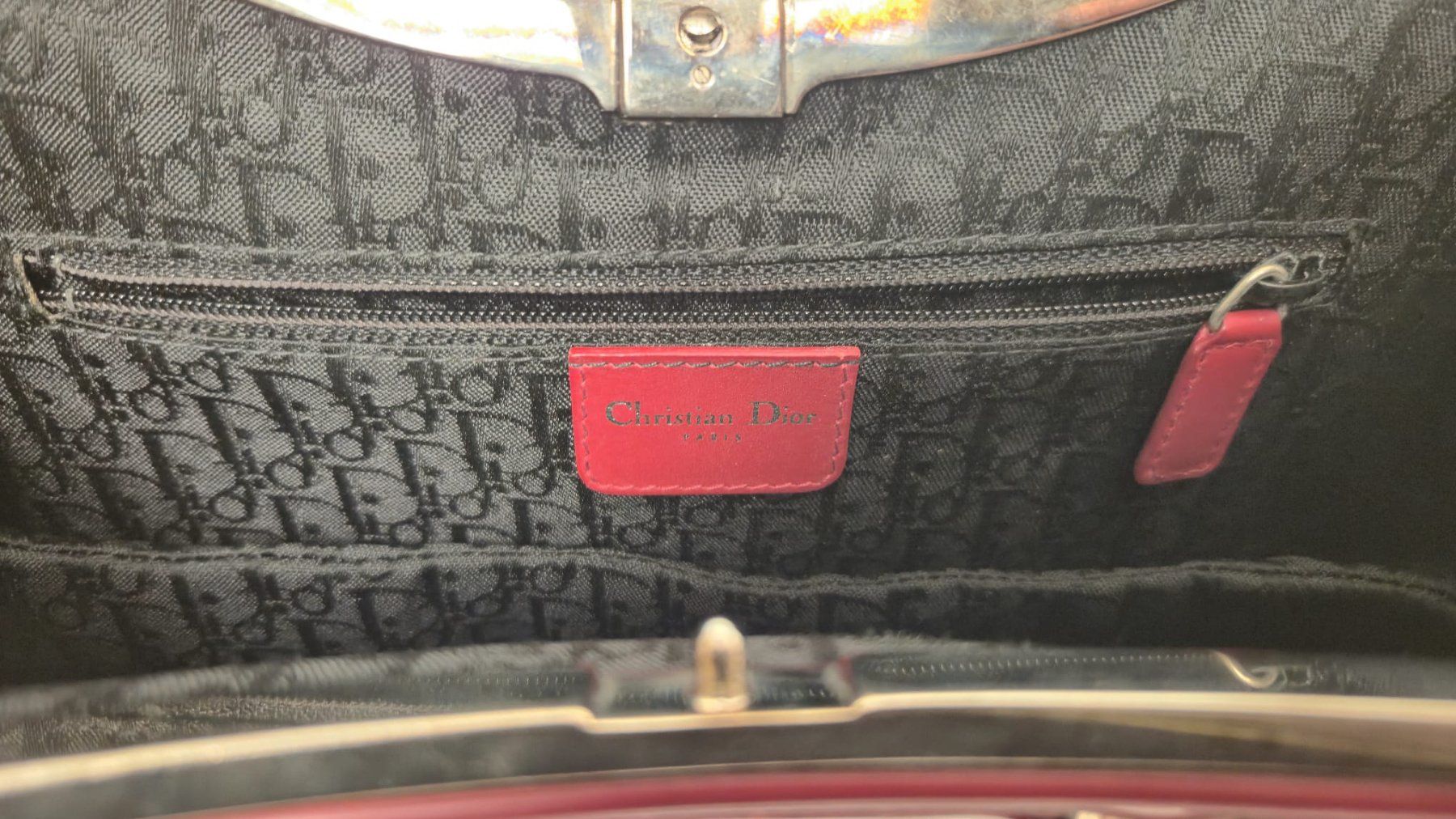 Dior Borse da donna: Sac à main Dior en cuir rouge Bondage – Usato da Bogis-Bossey venduto da VNT-GE.ch 5