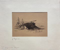 Dessin original de Joseph Mégard, 1888