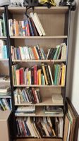 Bücherregal Esche/Schwarz 82 × 24 × 205 cm