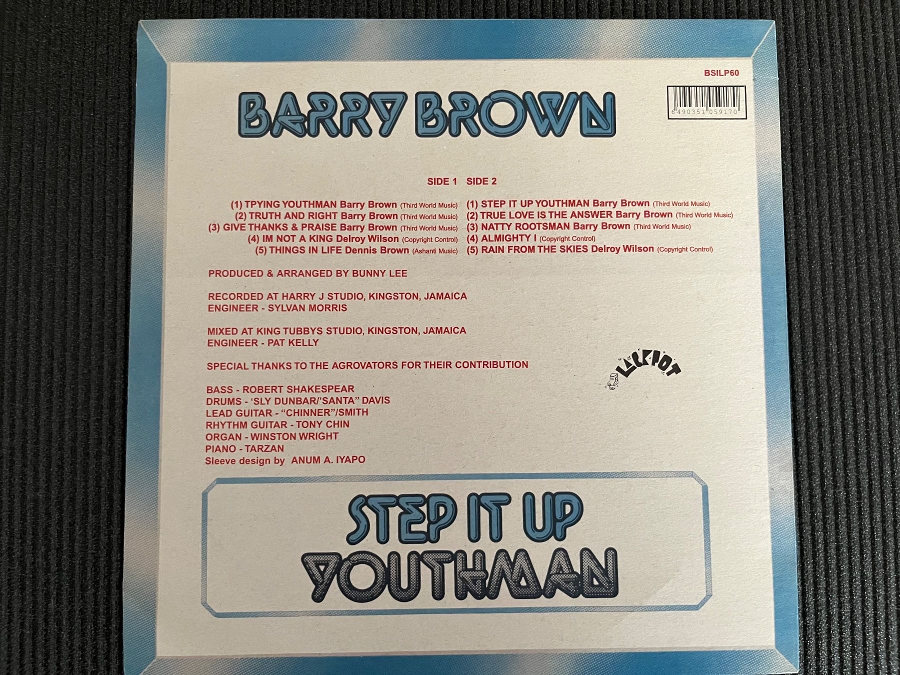 Schallplatten: Barry Brown Step It Up Youthman – Gebraucht aus Olten von Xtra 1