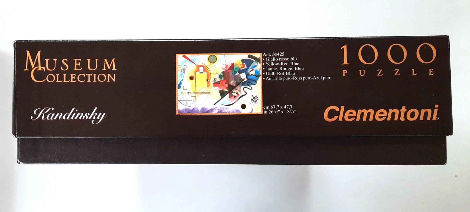 Clementoni Puzzle: 1000er Puzzle Clementoni Kandinsky komplett – Usato da Stettlen venduto da wewe54 2