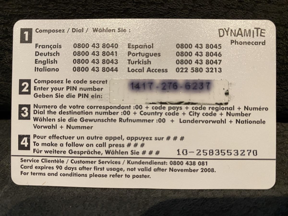 Schede telefoniche: Carte – Usato da Lausanne venduto da babacard10 1