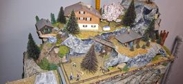 module de décoration train HO
