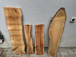 Holzbretter mit Rinde 1 Stück nach Wahl