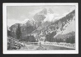 Cocoa Cream Kohler Sammelbilder card : LE LAC TANNAY (1920)