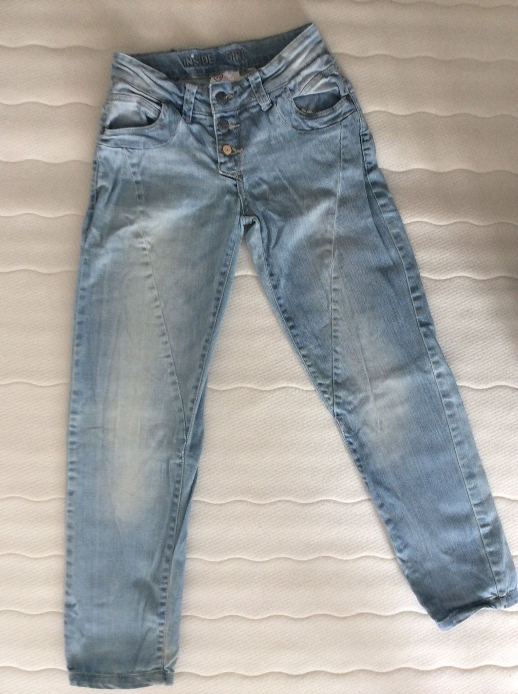 Pantaloni: Jeans für Mädchen Gr.128 – Usato da Riehen venduto da apo_n7lm