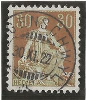 adliGENSCHWYL 30.11.22 auf Zu#110 Mi#104x Vollstempel [11B9]