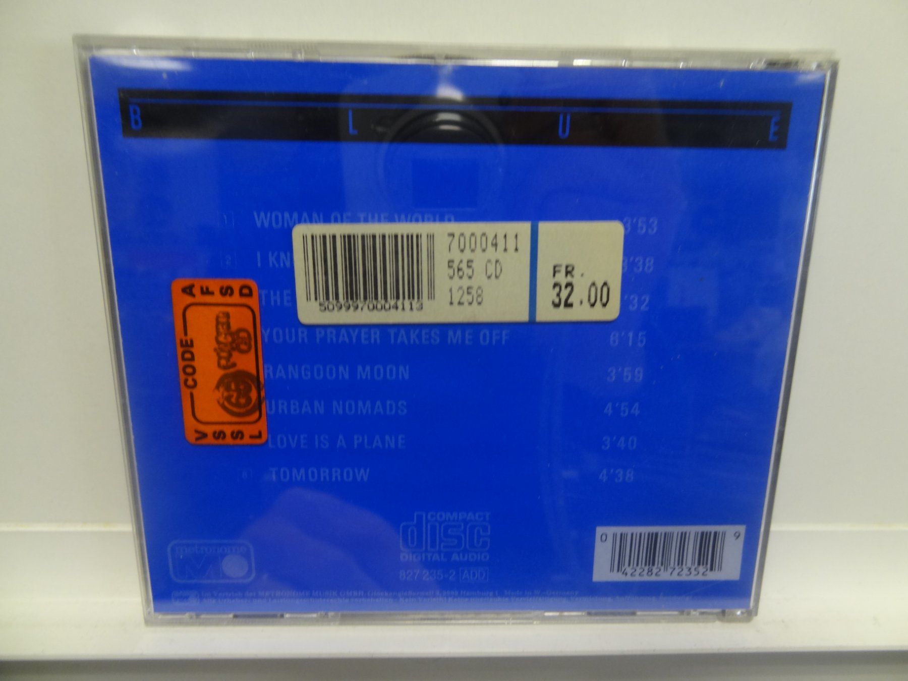 CD: Double, Blue – Usato da luzern venduto da musicandart 1