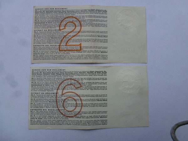 Banconote: 5.- Fr. Interkantonale Landeslotterie 39 – Usato da Walkringen venduto da Casablanca777 1