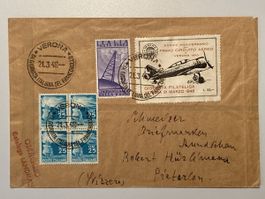 Italien 21.03.1948 Briefumschlag, gest. Verona nach CH