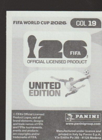 Panini Carte collezionabili: FIFA WORLD CUP 2026 Panini Sticker COL 19 LUIS SUAREZ – Nuovo (secondo la descrizione) da Vezia venduto da Aquarius_Age 1