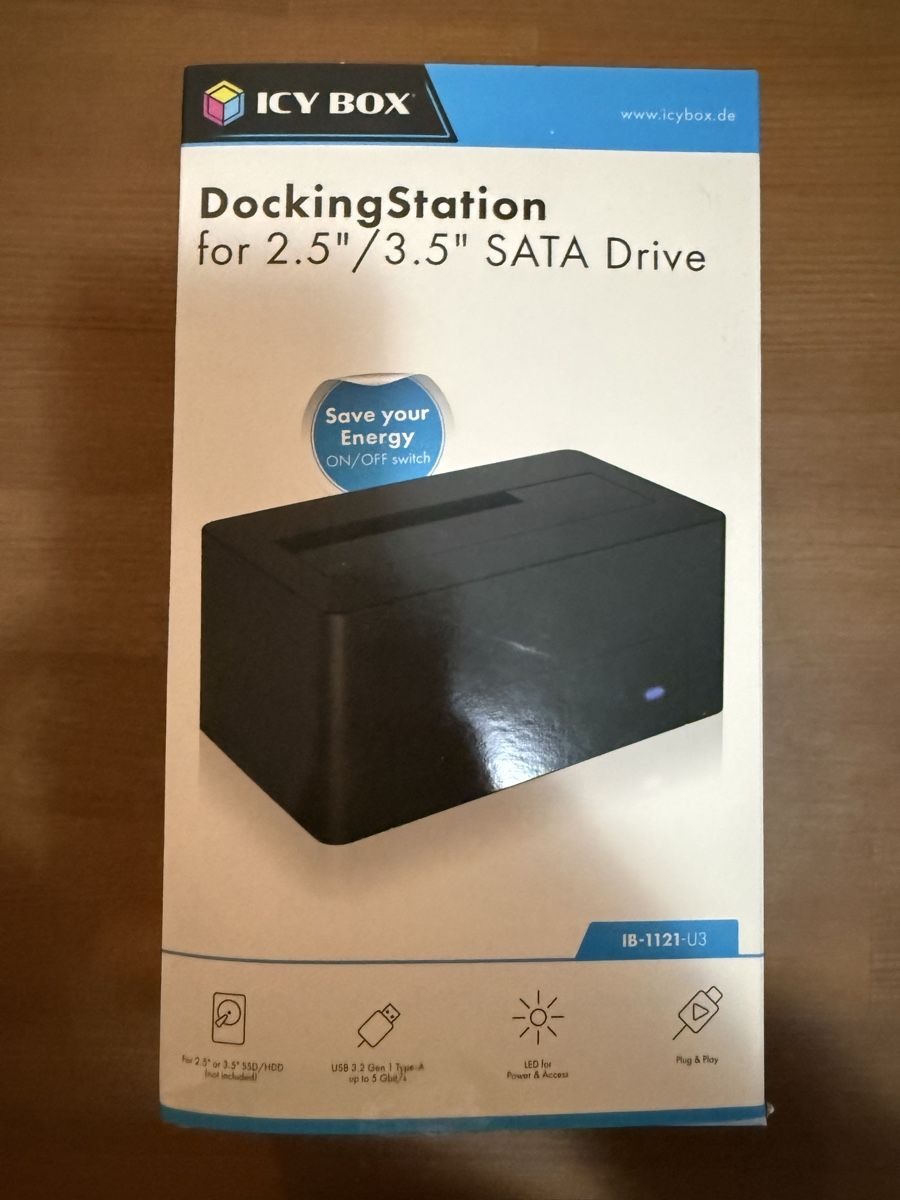 Dockingstation: ICY BOX DockingStation for 2.5"/3.5" SATA Drive – Neu (gemäss Beschreibung) aus Muri AG von Tsukijomi