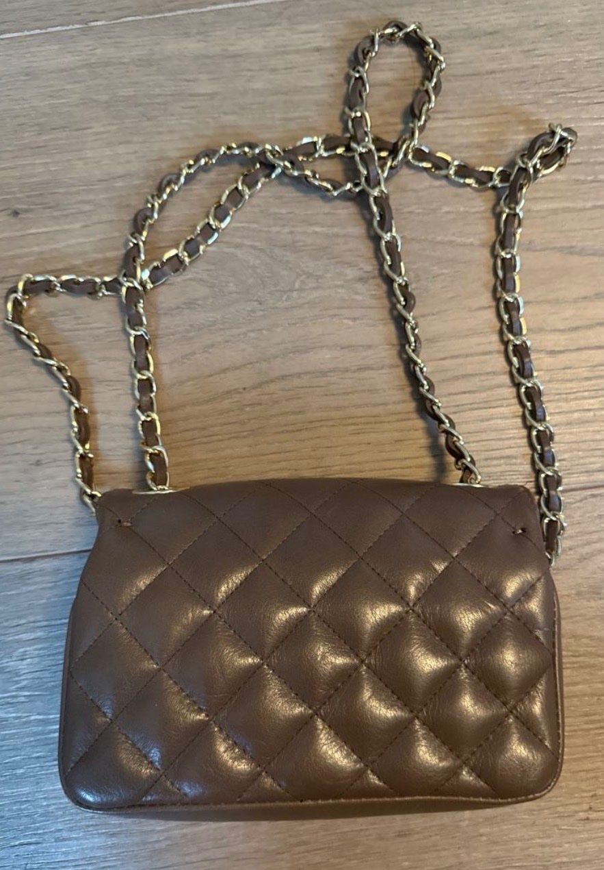 Borse da donna: Braune LEDER GENUA mit Goldkettchen – Nuovo (secondo la descrizione) da Zumikon venduto da nat_96zs 2