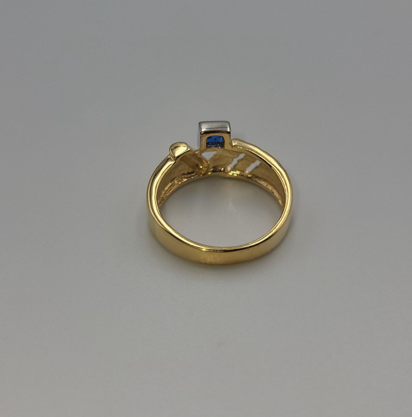 Ringe: 18 Karat 750 Gold Ring Mit Saphir – Gebraucht aus Wald ZH von Dasilver 8