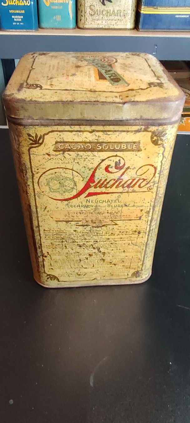 Suchard Barattoli: Wunderschöne alte Blechdose von Suchard Kussmädchen 4 22cm – Usato da Gelterkinden venduto da MYSTOREFORYOU4460 2