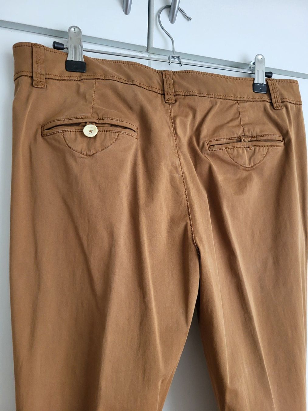 Massimo Dutti Hosen: Massimo Dutti Damenhose Gr.38 - hellbraun, Baumwolle – Gebraucht aus Baar von clar6 7