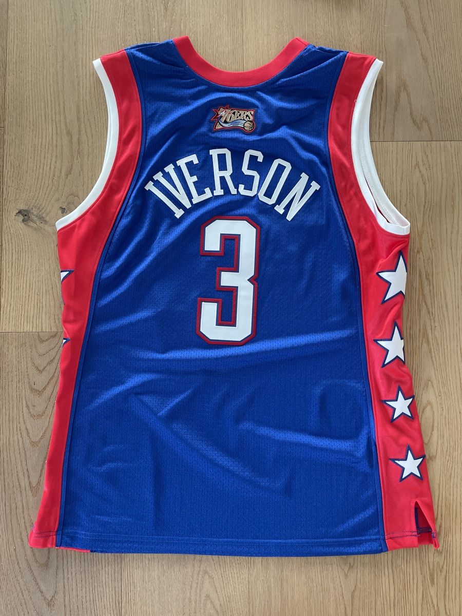 Mitchell & Ness Canottiere & Pantaloni: NBA Allen Iverson 2004 All-Star Authentic Jersey – Nuovo e nell'imballaggio originale da Rorschacherberg venduto da P2youknow 1