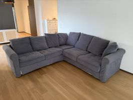 IKEA Ecksofa für 5 Personen, grau