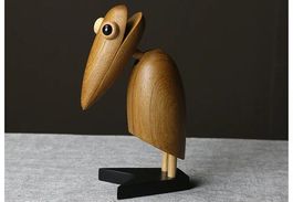 Ein Storch Deko Holzfigur "Holz Storch"