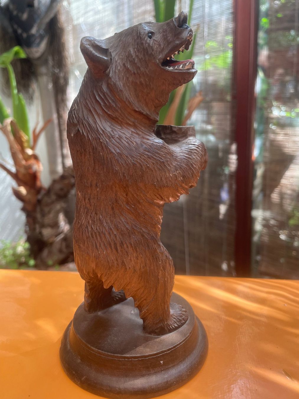 Skulpturen & Statuen: Bär Holz Brienzer Schnitzerei. 18 cm, Ours Brienz. – Gebraucht aus Versoix von HELVETICA_1 6