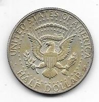 US Münze Half Dollar John F.Kennedy 1967 in Silber