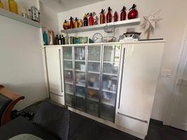 Original EGGER Küchen Vorrats Hochschrank mit Vollauszügen