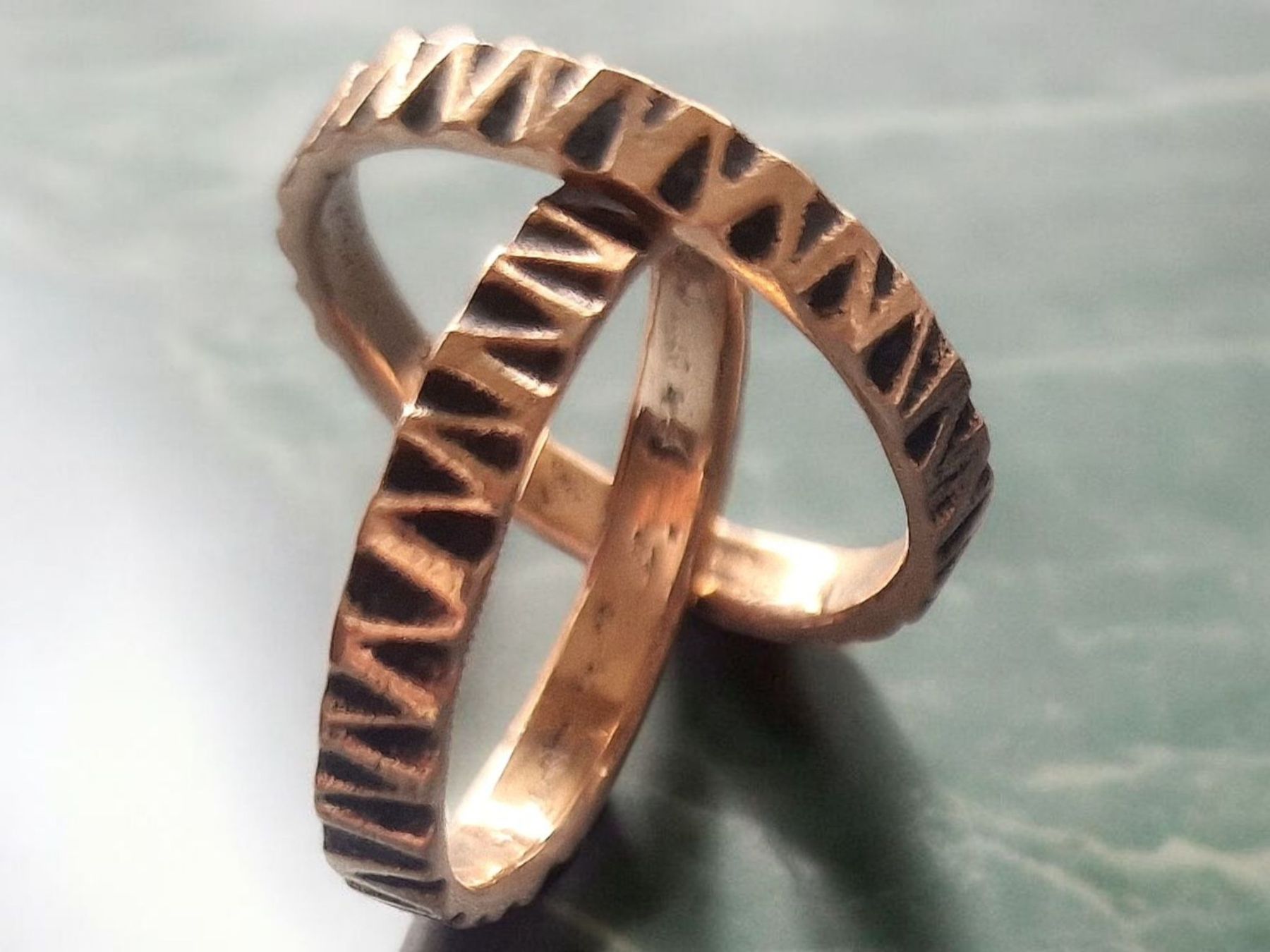 Anelli: Feiner Herrenring,  Bronze, Grösse 63 – Nuovo e nell'imballaggio originale da Aarau venduto da Schmuckhoehle_MD 3