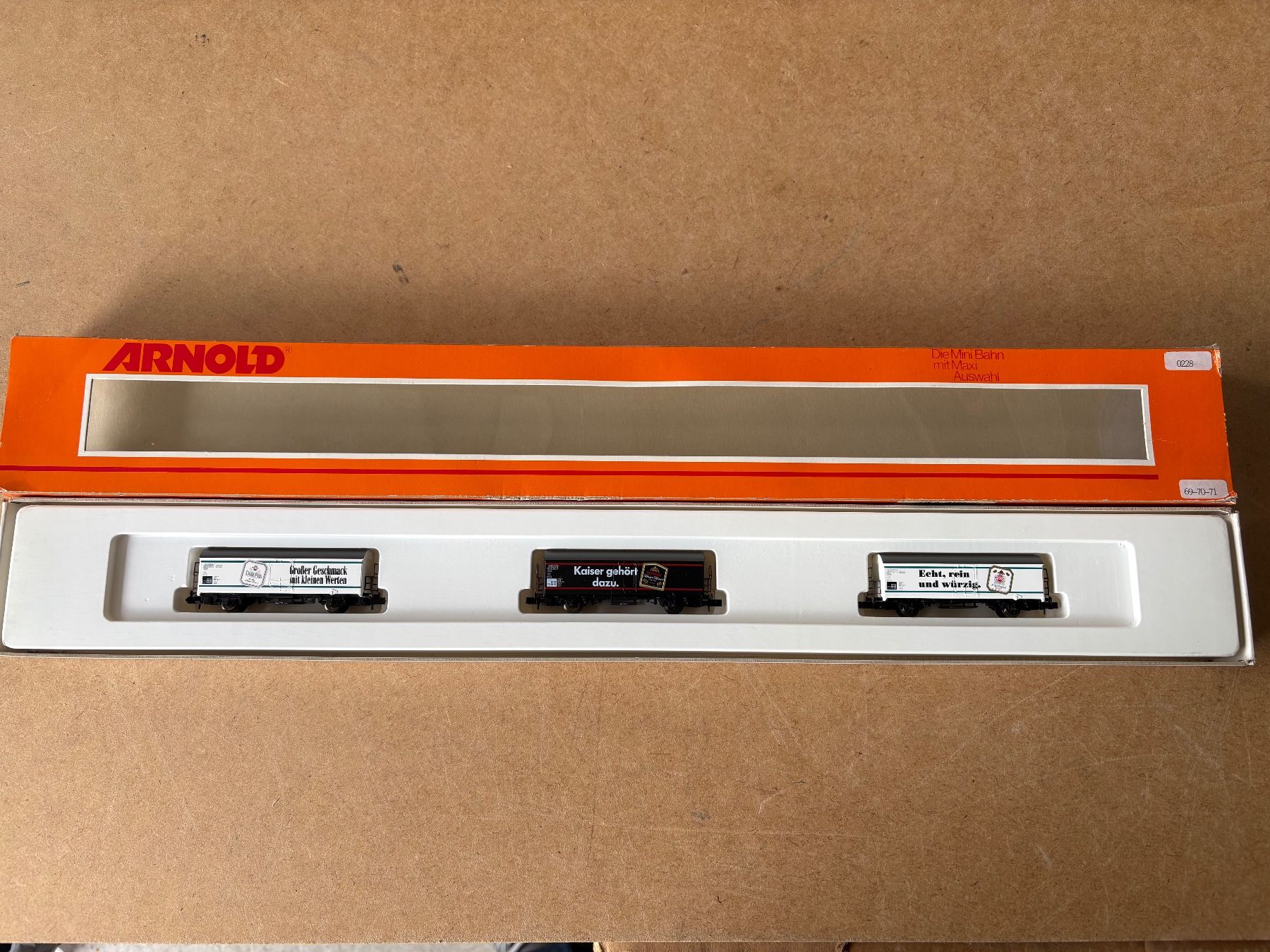 Arnold Modellini di ferrovie: Arnold 0228 Set Guterwagen – Nuovo (secondo la descrizione) da Hauterive NE venduto da eriamch 1