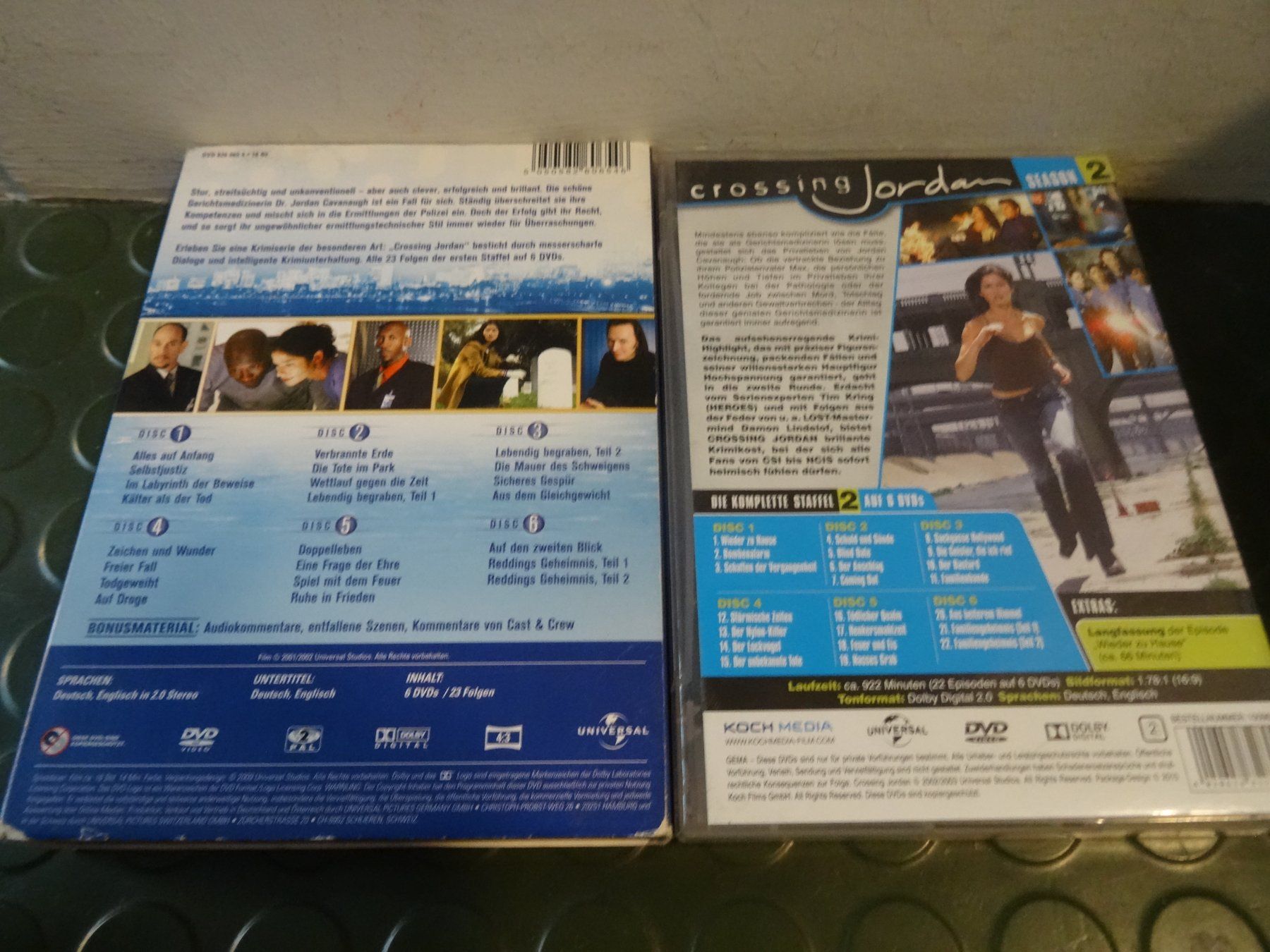 Tutti i DVDs: Crossing Jordan Staffel 1 & 2 DVD – Usato da Olten venduto da Disc-Verkauf 1
