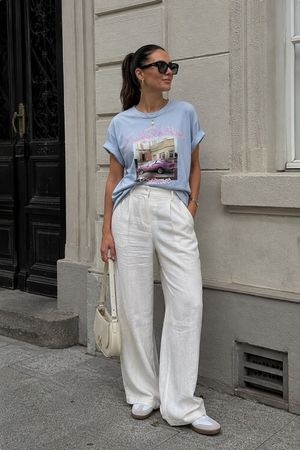 Zadig & Voltaire Dreamer T-Shirt Hellblau Gr. M – Neuwertig