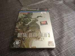 Metal Gear Solid 3: Snake Eater STEELBOOK PS2 NEU