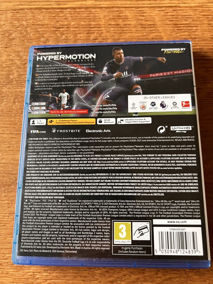 Jeux: FIFA 22 - PS5 - Excellent Condition – D'occasion à Altendorf par Angie__Z 1