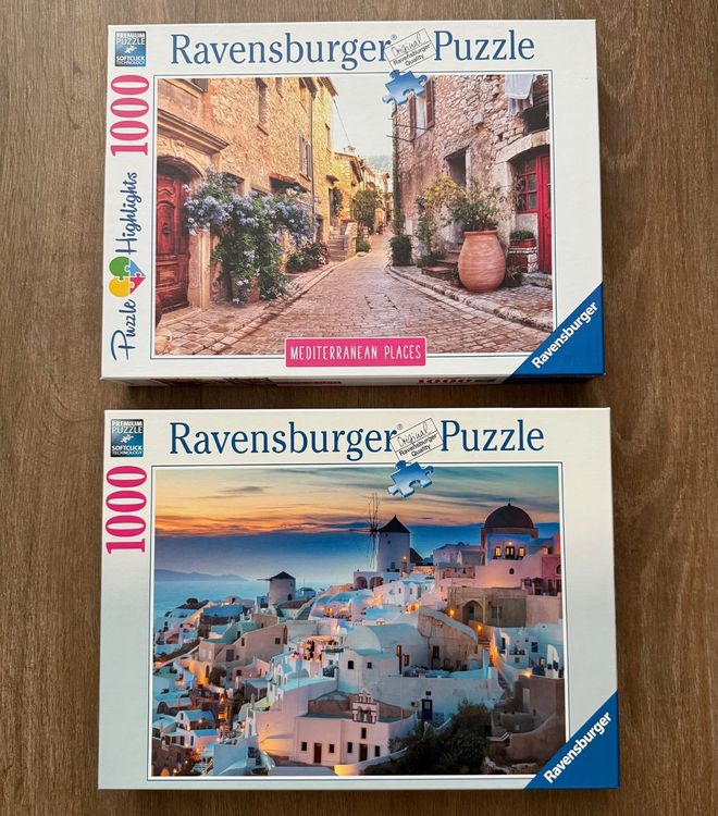 1000 Teile Ravensburger Panorama-Puzzle - Abendstimmung In …" – Spiel Gebraucht Kaufen