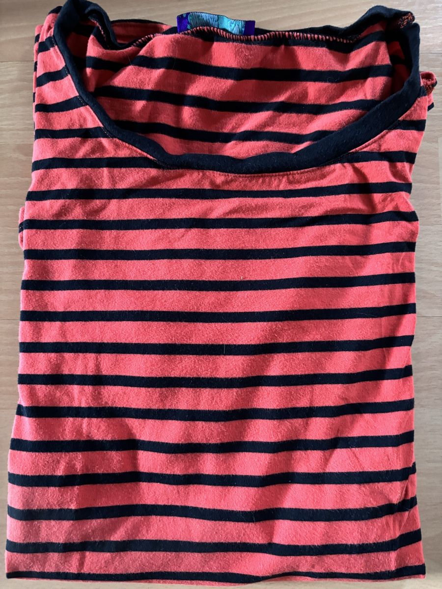 Maglioni & Felpe: Pull à longues manches noir et orange – Usato da Courcelon venduto da odi_9mjv 4