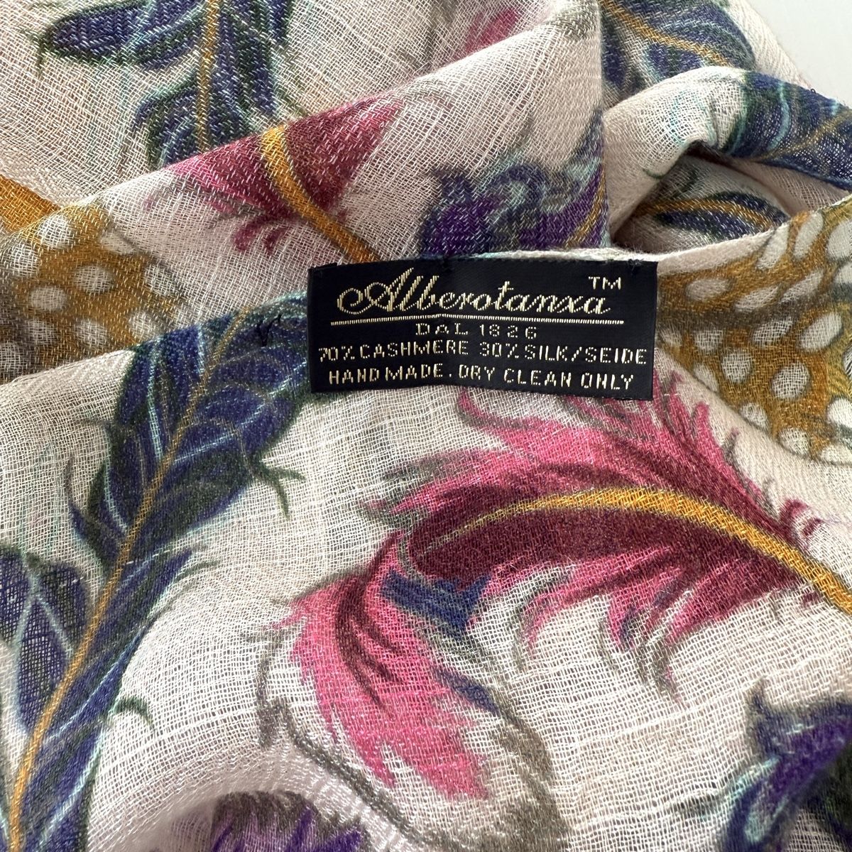 Foulard & Sciarpe: ALBEROTANZA Cashmere/Silk Scarf – Nuovo (secondo la descrizione) da Emmen venduto da Avviivva_Com2023 5