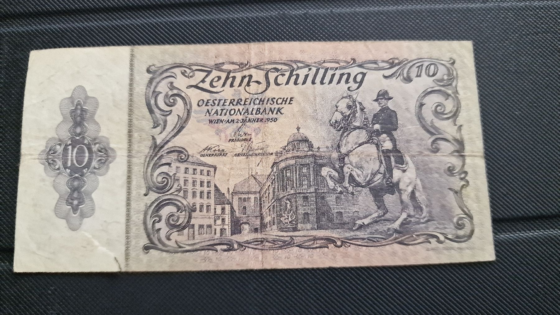 Banconote: Banknote Osterreich 1950 – Usato da Herisau venduto da Antiques.AR