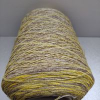 Baumwolle Seide mit Lurex 690g gelb beige Gradient