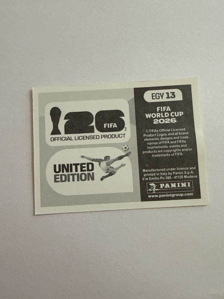 Panini Carte collezionabili: EGY13 Panini FIFA World Cup 2026 – Nuovo (secondo la descrizione) da Muotathal venduto da sin_pdj6 1