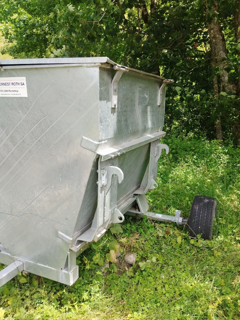 Korpus: Mistcontainer mit Fahrwerk 1.5m3 – Gebraucht aus Fischenthal von JURIGINAL 5