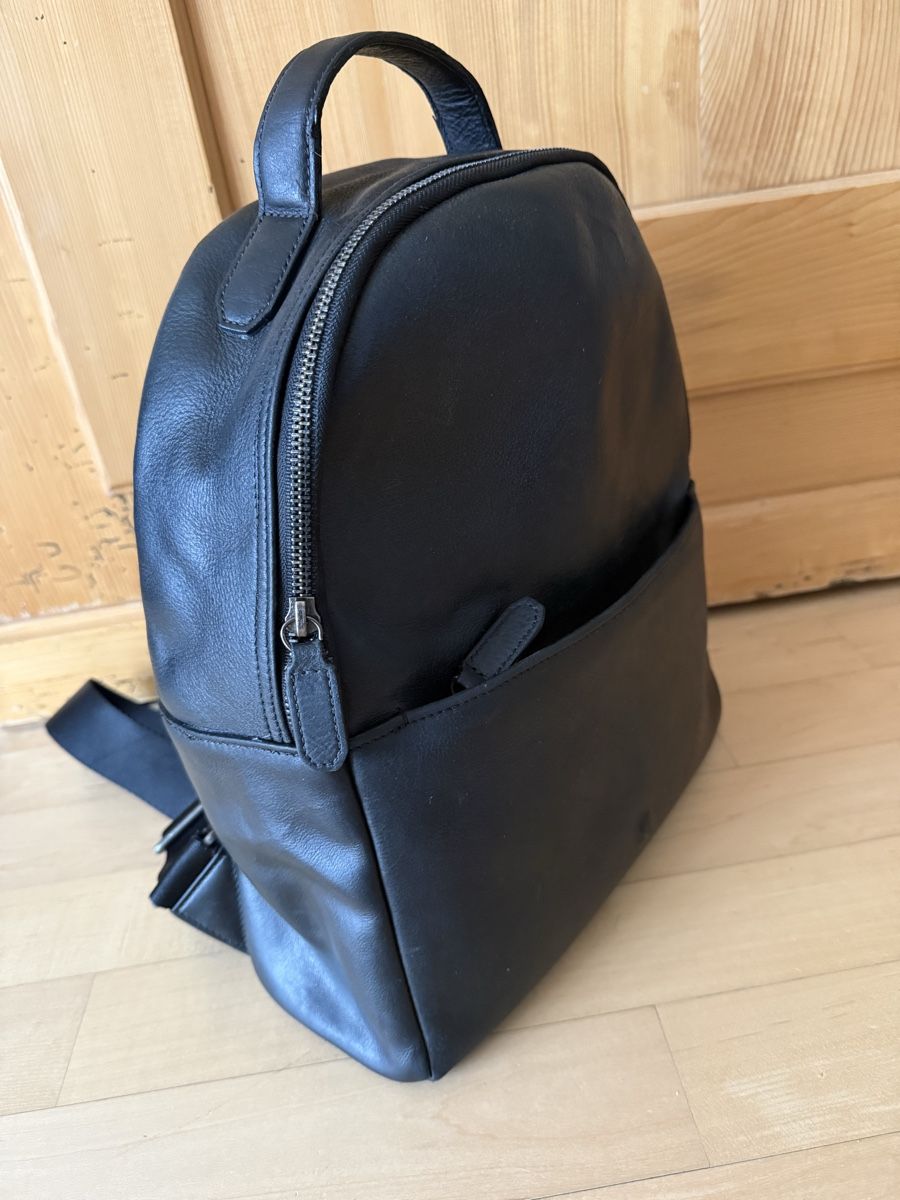 Navyboot Zaini: Navyboot Leder Rucksack schwarz – Usato da Uster venduto da Schangnau87 3