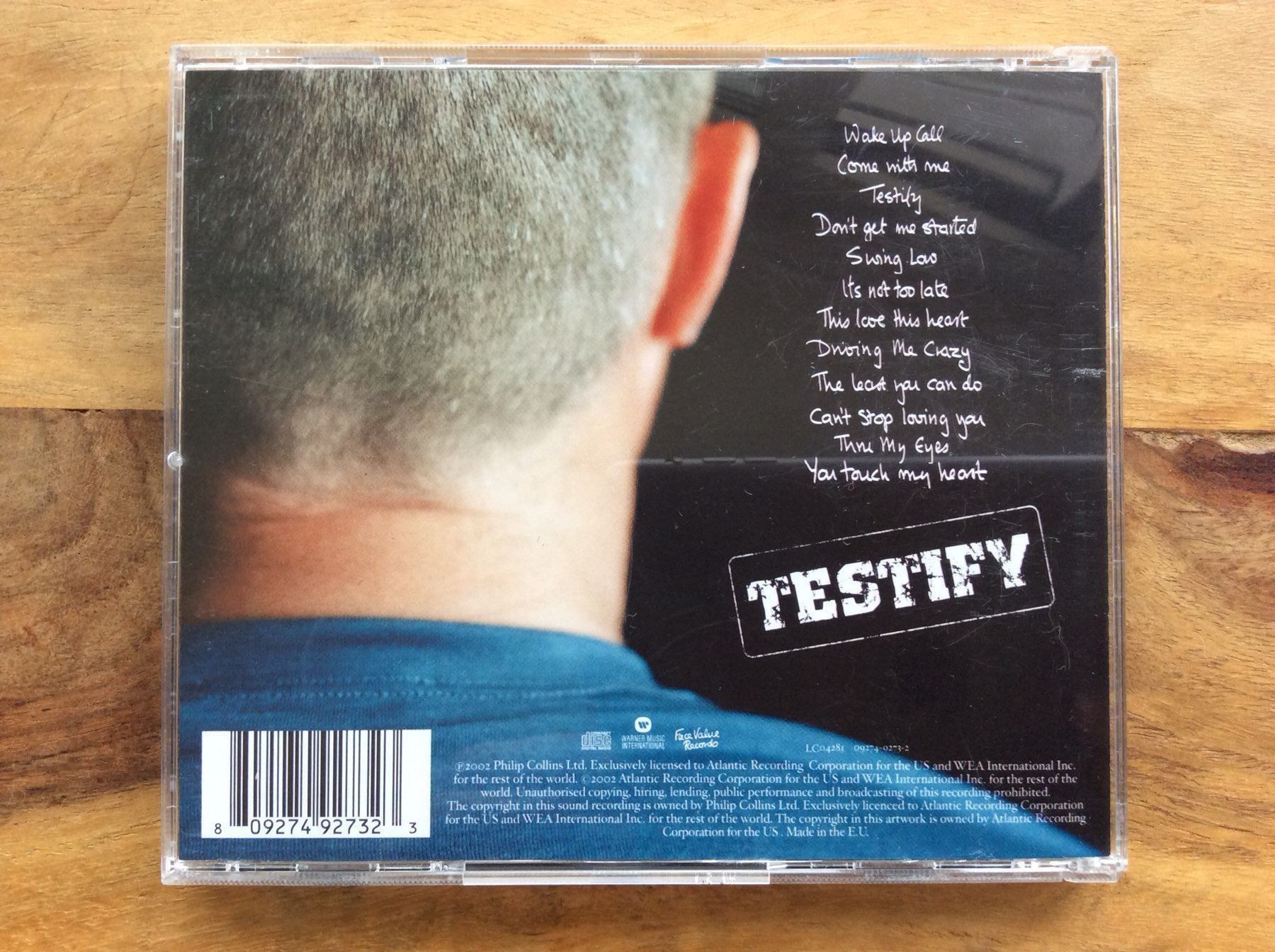 CDs: CD Phil Collins - Testify – Gebraucht aus Horgen von flyingpenguin2000 2