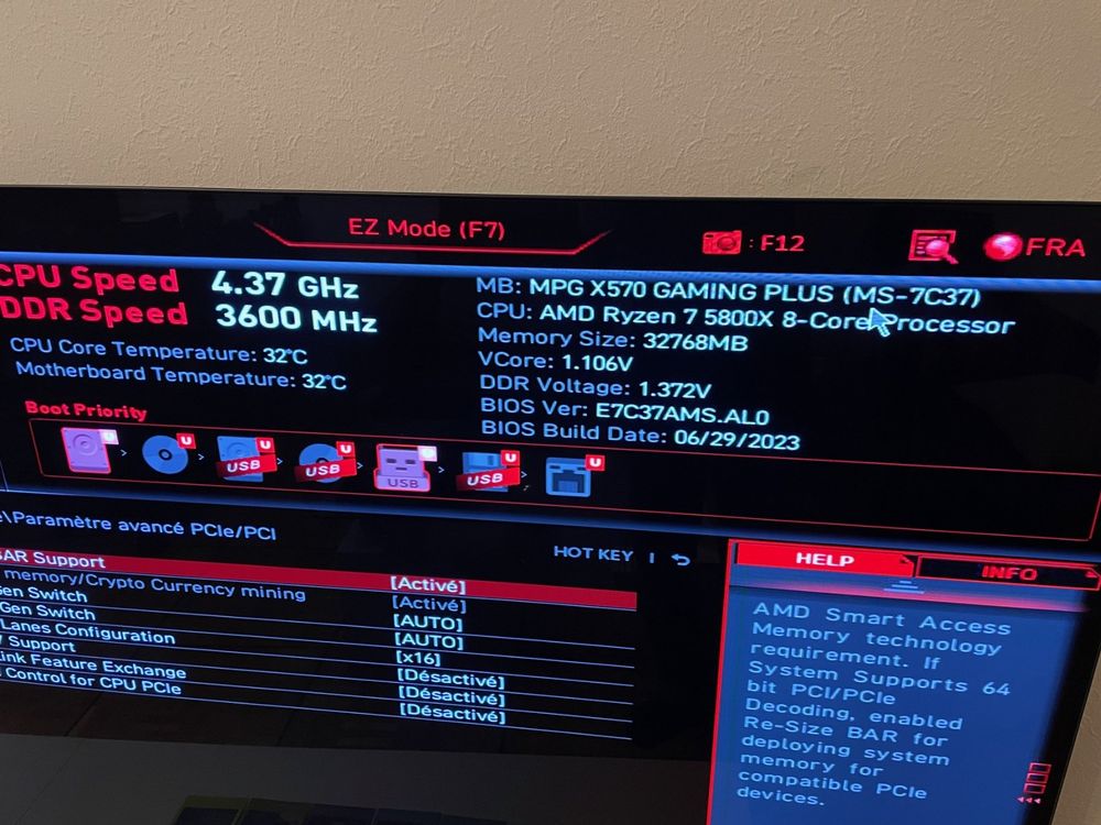 MSI MPG X570 GAMING PLUS + Ryzen 7 5800X + 32 GB Ram + Nvme Kaufen