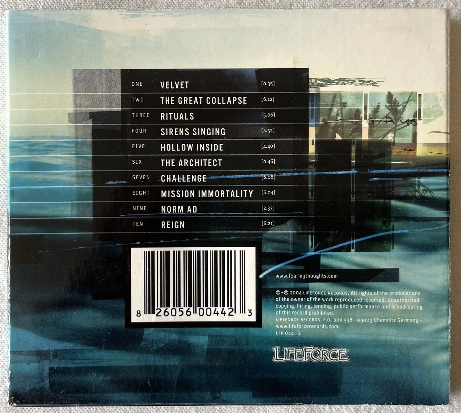 CDs: Fear My Thoughts – The Great Collapse - CD - 2004 - Digipak – Gebraucht aus Uster von Zardodel 2