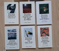 6x Hansjörg Schneider Krimi Hunkeler Diogenes Büchersammlung