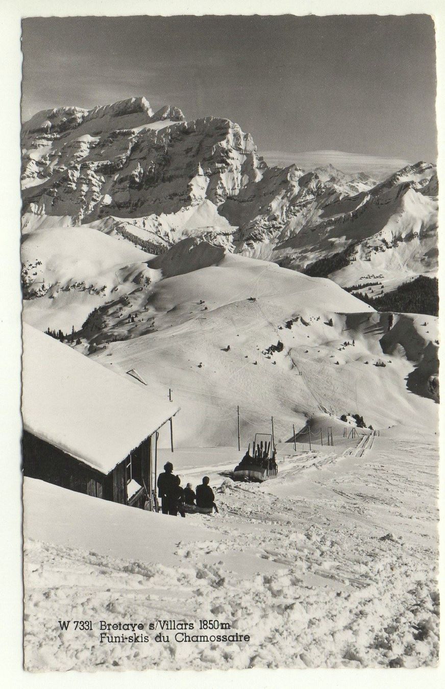 Ansichtskarten: BRETAYE s/Villars Funi-Ski – Neu (gemäss Beschreibung) aus Jona von philajona